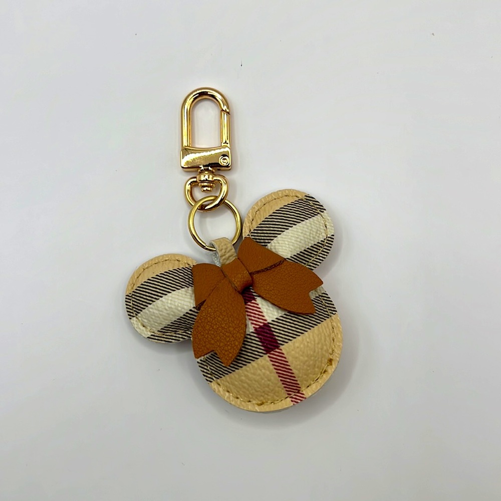 NEW Monogram Mouse Keychain Bag Charm - Picture 5 of 14